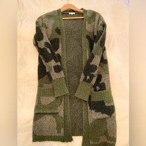 Camo cardigan